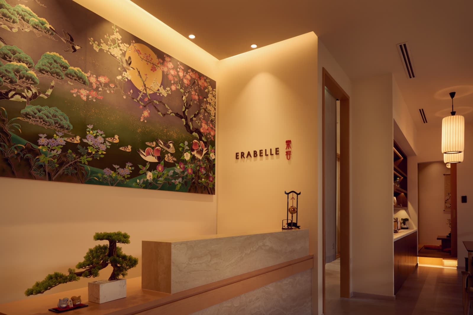 ERABELLE beauty salon interior at The Cathay, fit-out by MD Projects, view 16