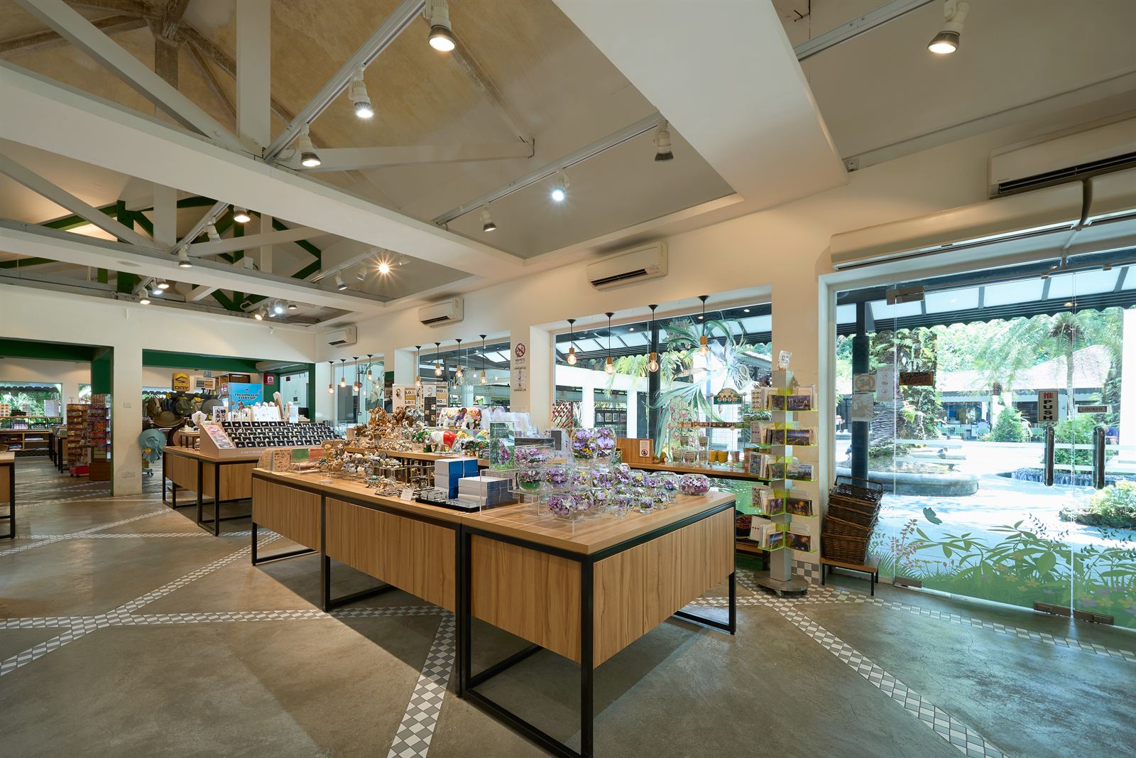 Gardens Shop gift shop interior at Singapore Botanic Gardens, fit-out by MD Projects, view 2