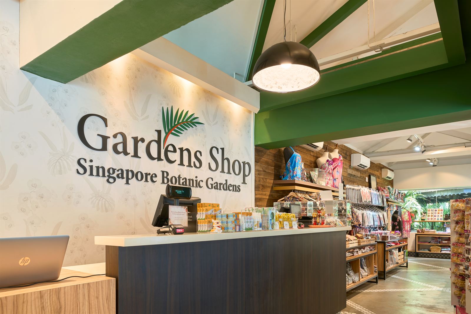 Gardens Shop gift shop interior at Singapore Botanic Gardens, fit-out by MD Projects, view 6