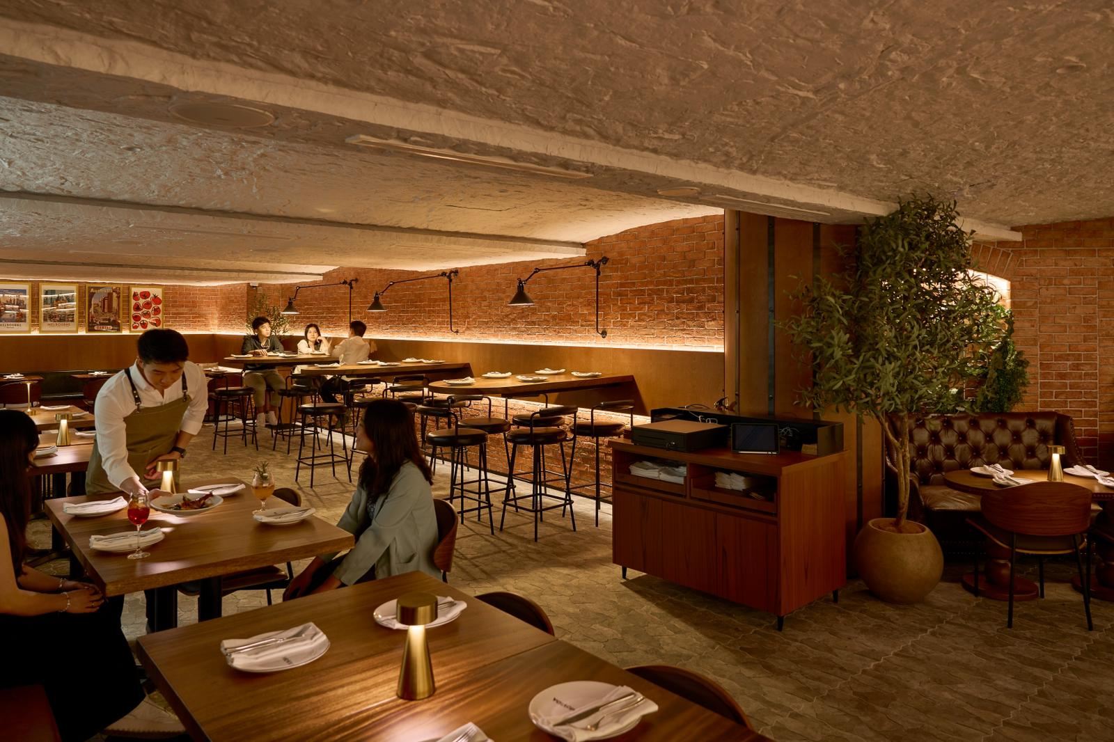 Movida Singapore Spanish restaurant interior at Raffles City, fit-out by MD Projects, view 4