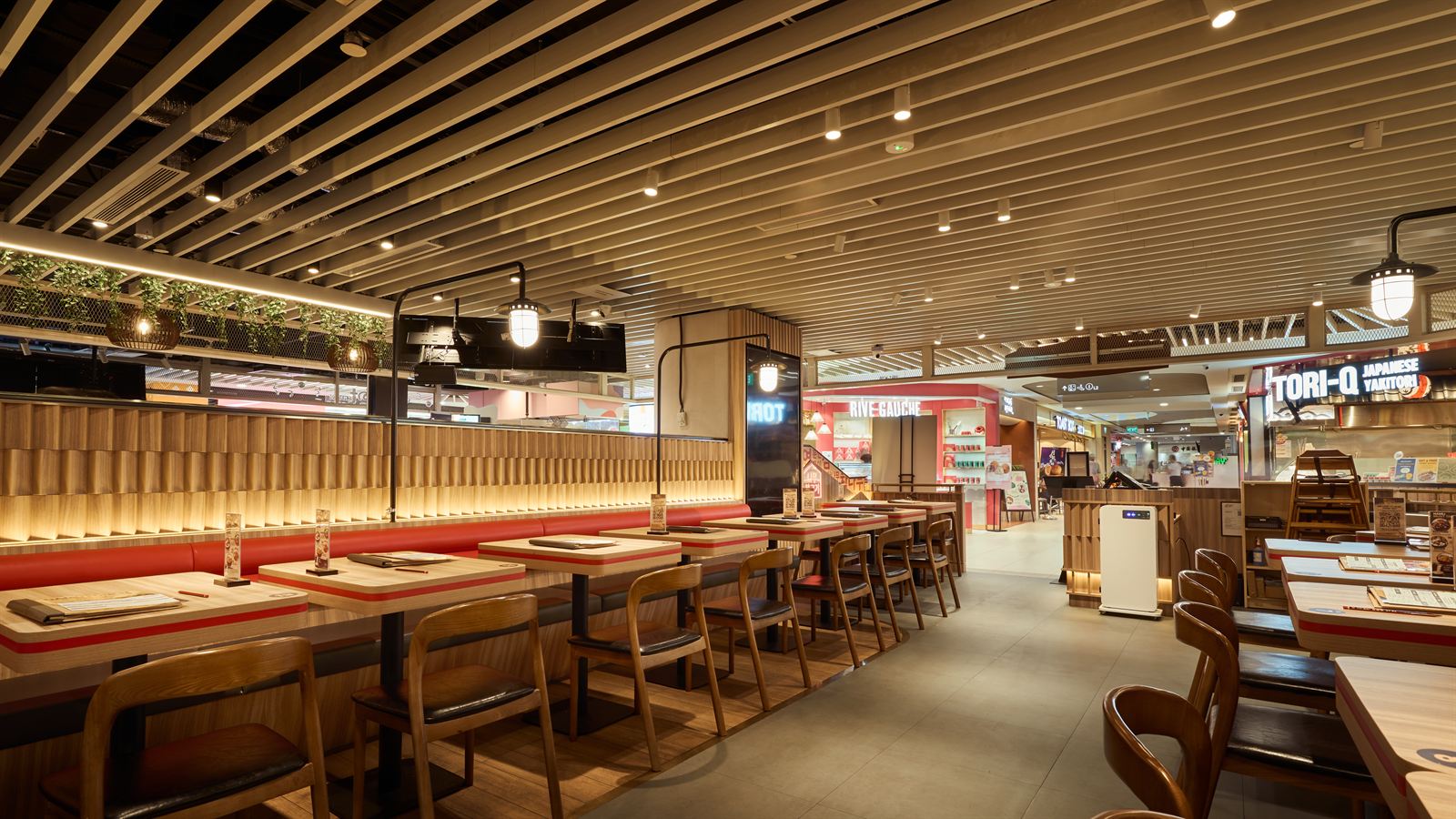 Namu Bulgogi Korean barbecue restaurant interior at Tampines One, fit-out by MD Projects, view 5