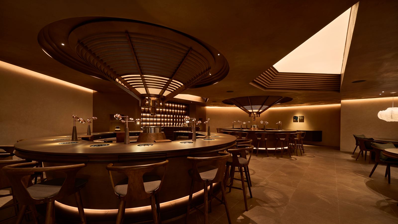 Bon Broth hotpot restaurant interior at Raffles City, fit-out by MD Projects, view 4