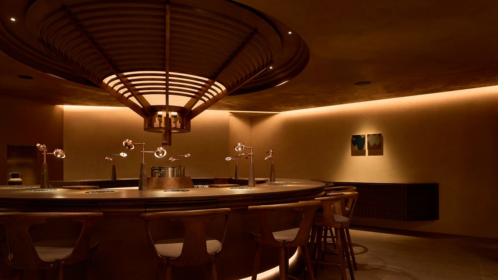 Bon Broth hotpot restaurant interior at Raffles City, fit-out by MD Projects, view 6
