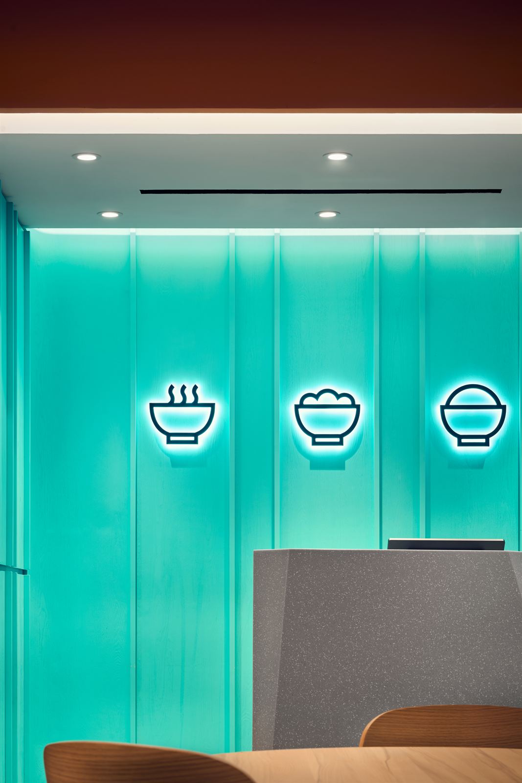Eat 3 Bowls Taiwanese eatery interior at NEX Serangoon, fit-out by MD Projects, view 6