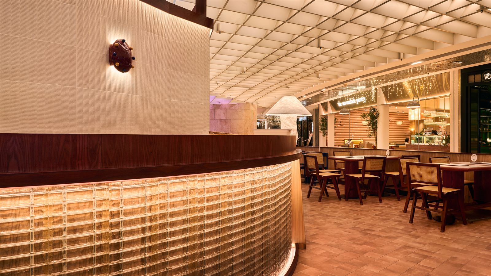 NESUTO pastry café interior at ION Orchard, fit-out by MD Projects