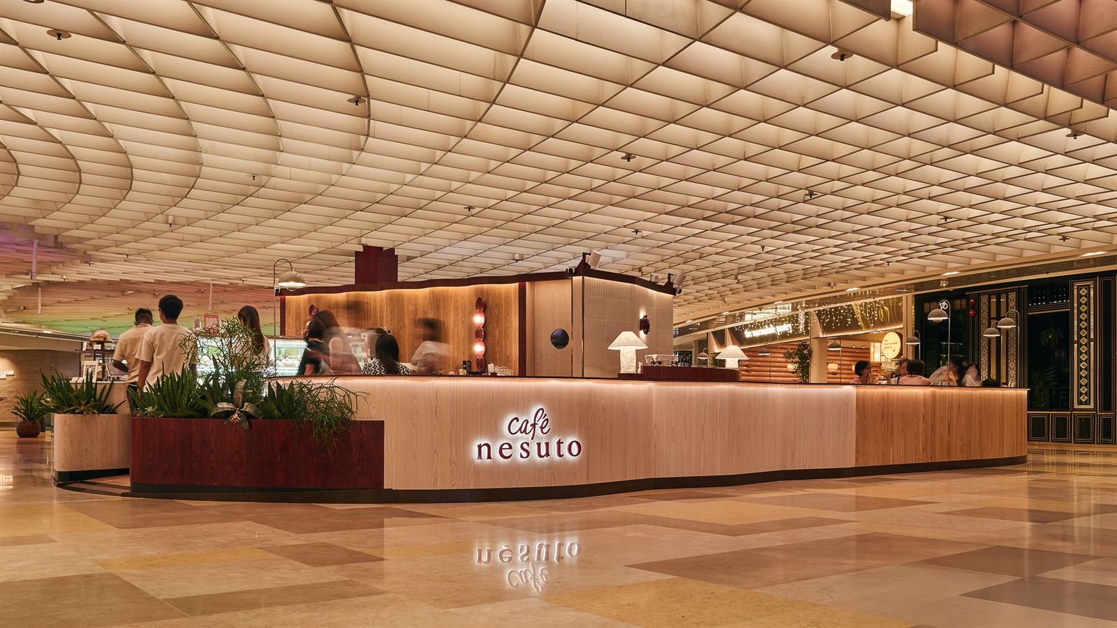 NESUTO pastry café interior at ION Orchard, fit-out by MD Projects, view 4