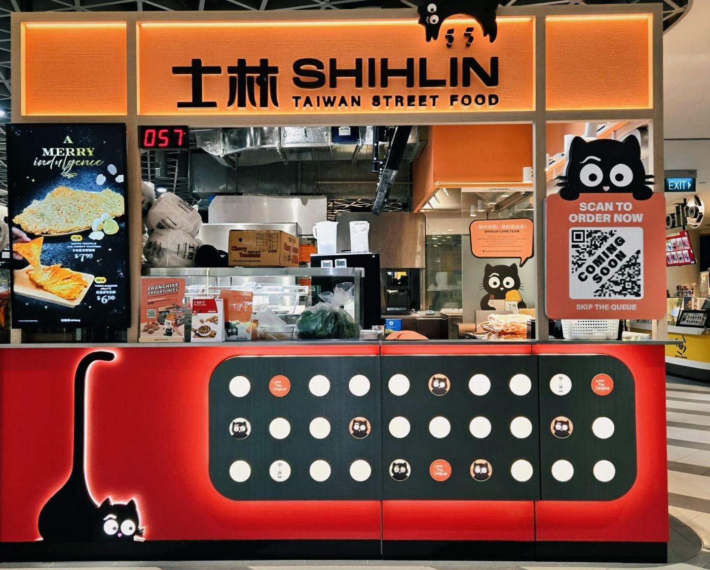 SHIHLIN Taiwanese fast-casual restaurant interior at Compass One, fit-out by MD Projects