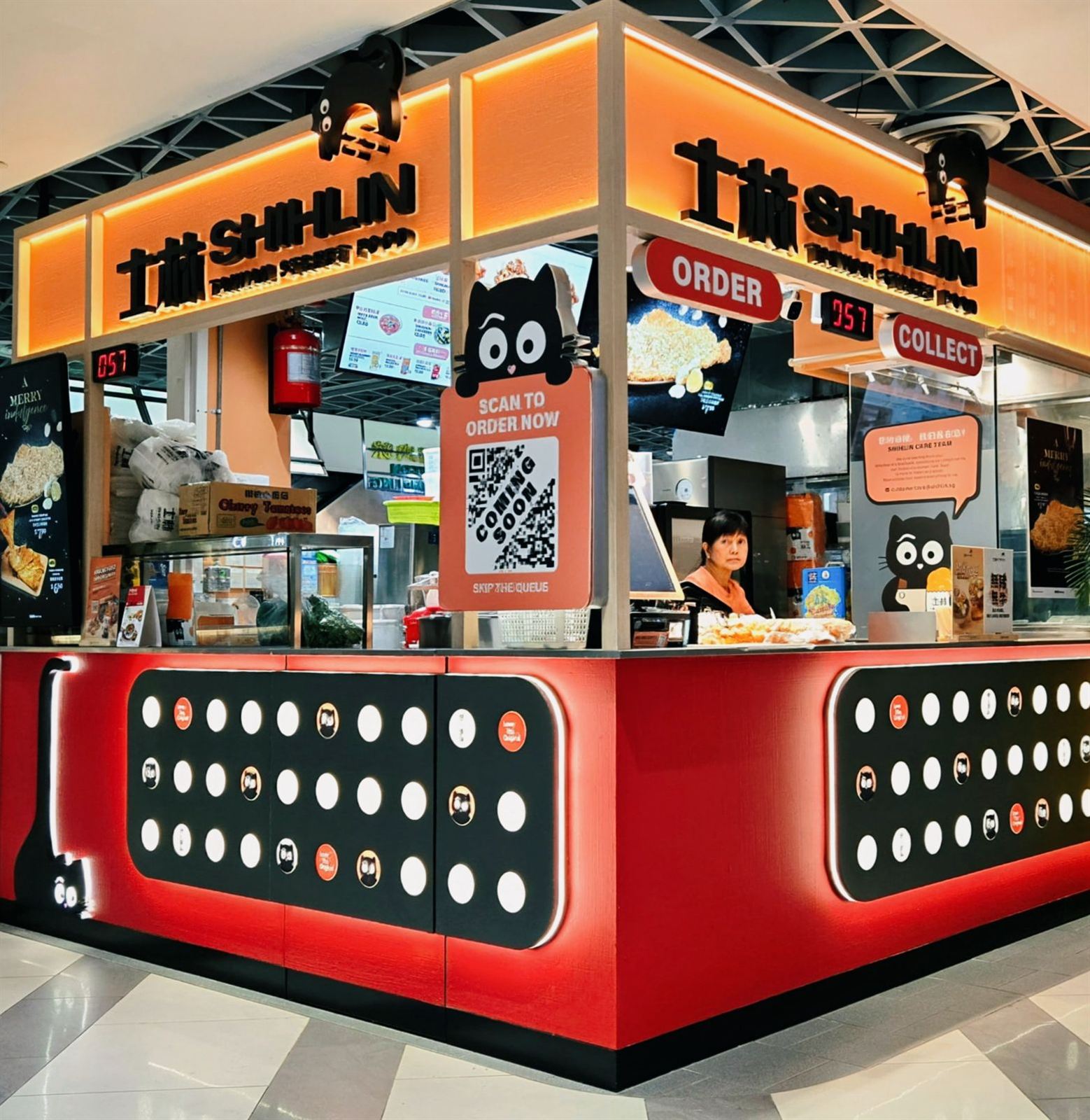 SHIHLIN at Compass One, a Taiwanese street food counter renovated by MD Projects