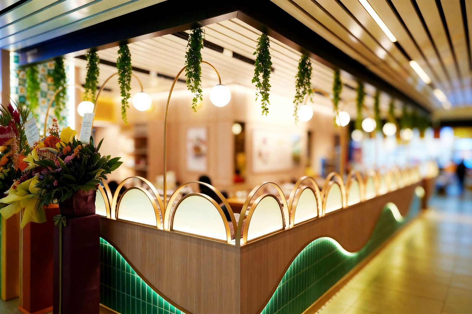 HJH MAIMUNAH warung eatery interior at Singpost Centre, fit-out by MD Projects, view 4