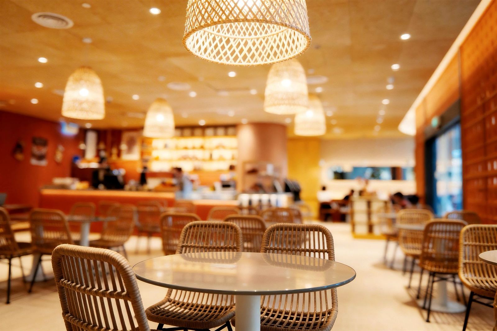 ANNA X UNION bistro interior at Punggol Coast Mall, fit-out by MD Projects, view 4