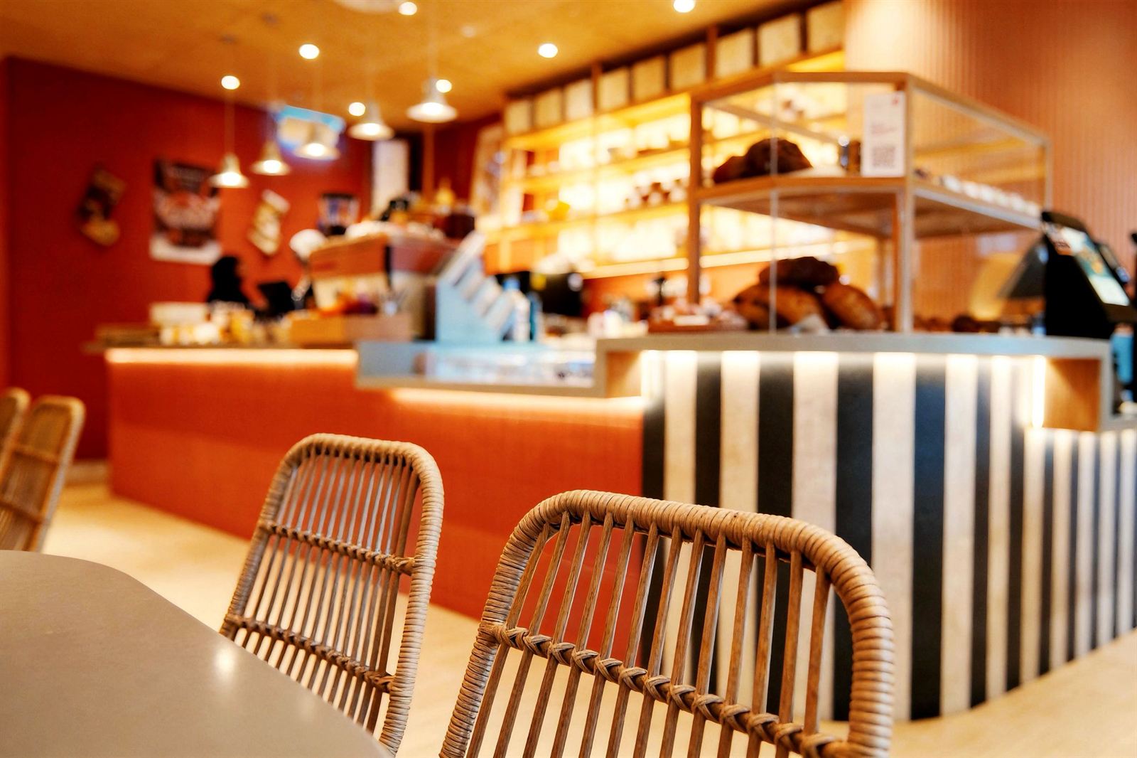 ANNA X UNION bistro interior at Punggol Coast Mall, fit-out by MD Projects, view 6