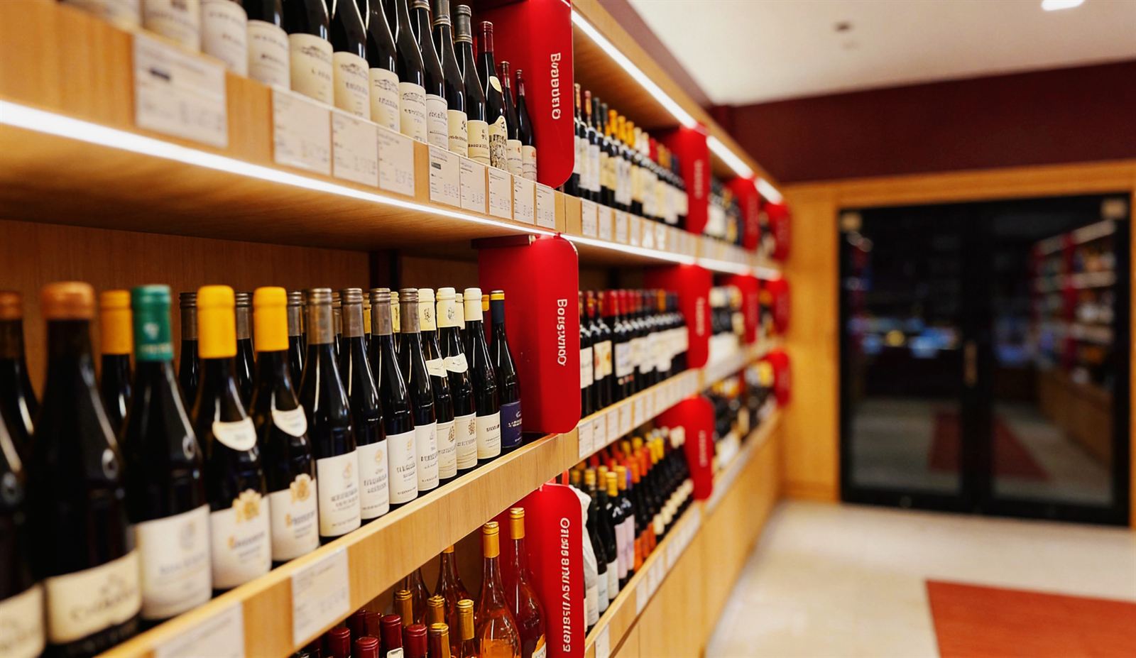 VIVINO WINE wine shop interior at Velocity at Novena Square, fit-out by MD Projects, view 14