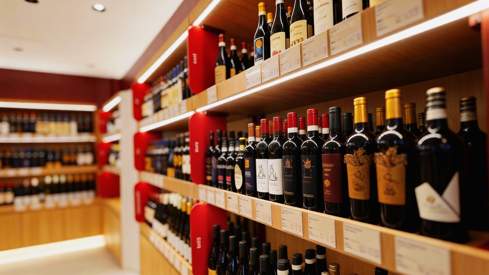 VIVINO WINE wine shop interior at Velocity at Novena Square, fit-out by MD Projects, view 15