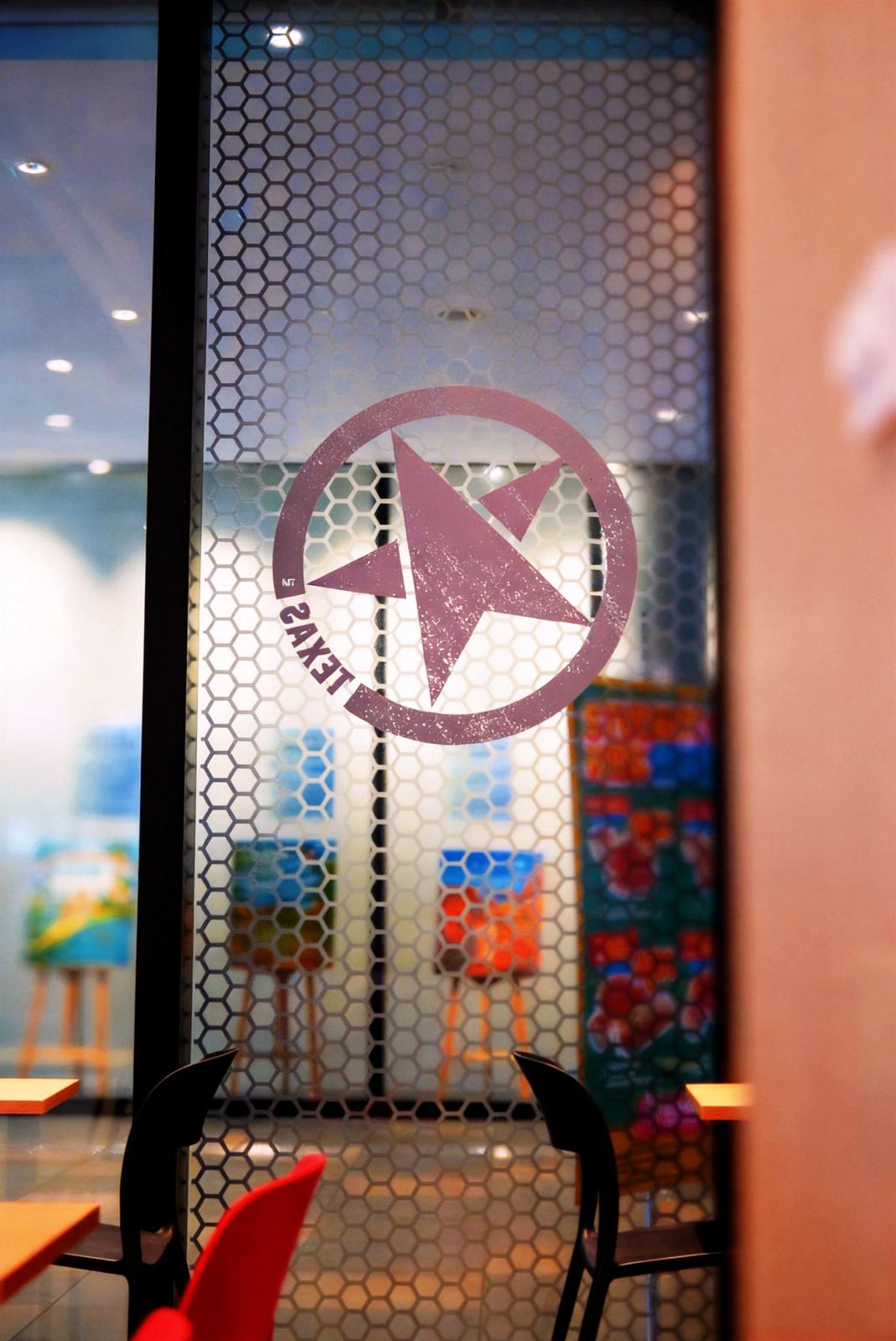 TEXAS CHICKEN fast-casual restaurant interior at One Punggol, fit-out by MD Projects, view 6