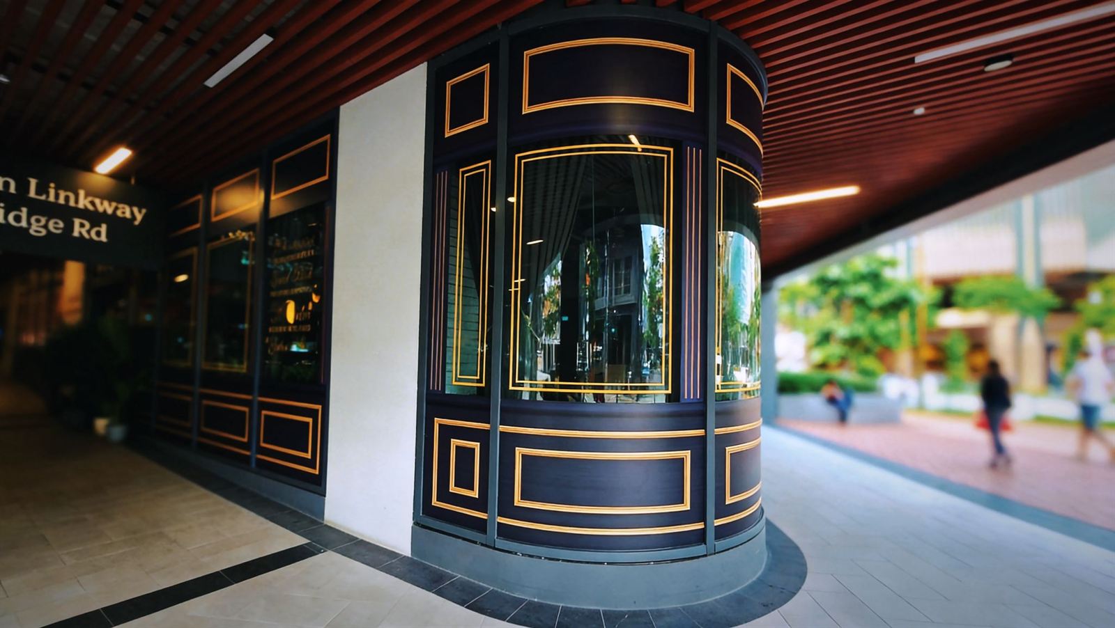 LA TABLE D'EMMA French restaurant interior at Club Street, fit-out by MD Projects, view 2