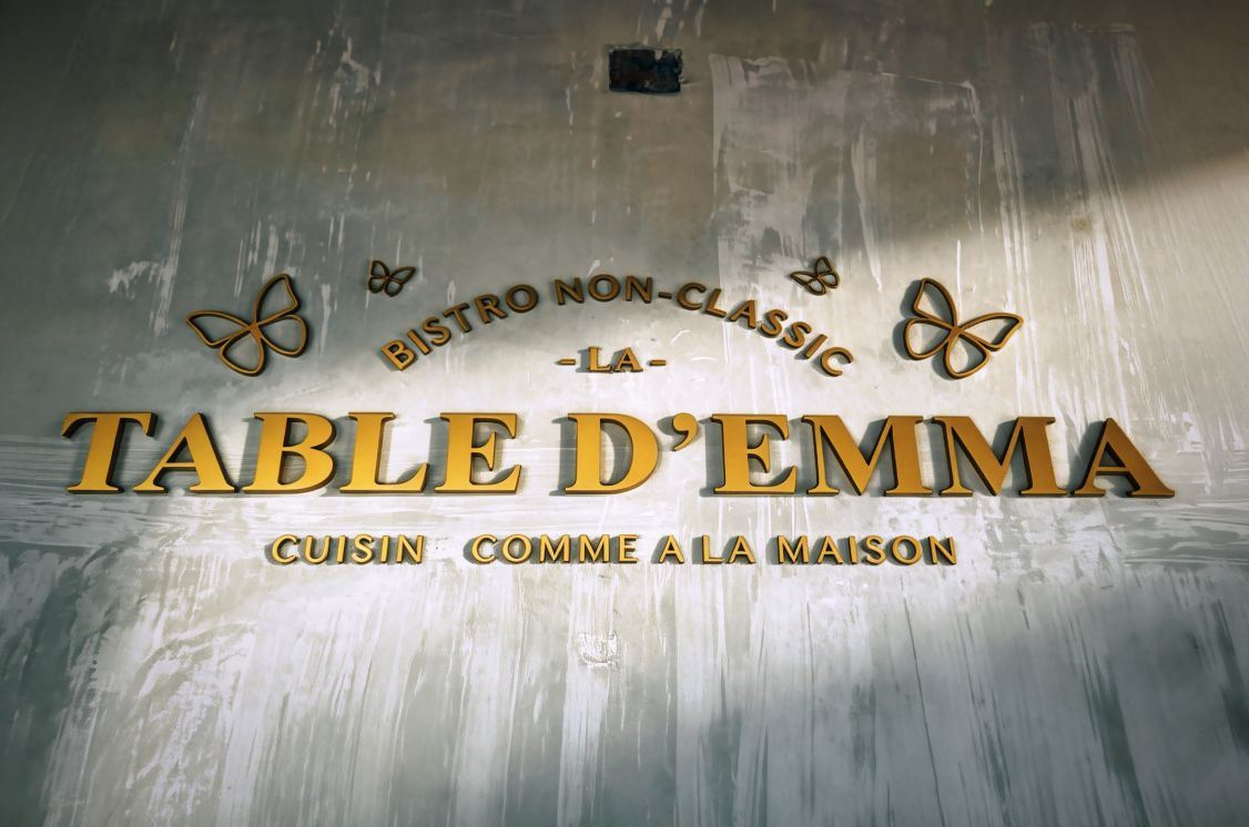 LA TABLE D'EMMA French restaurant interior at Club Street, fit-out by MD Projects, view 5