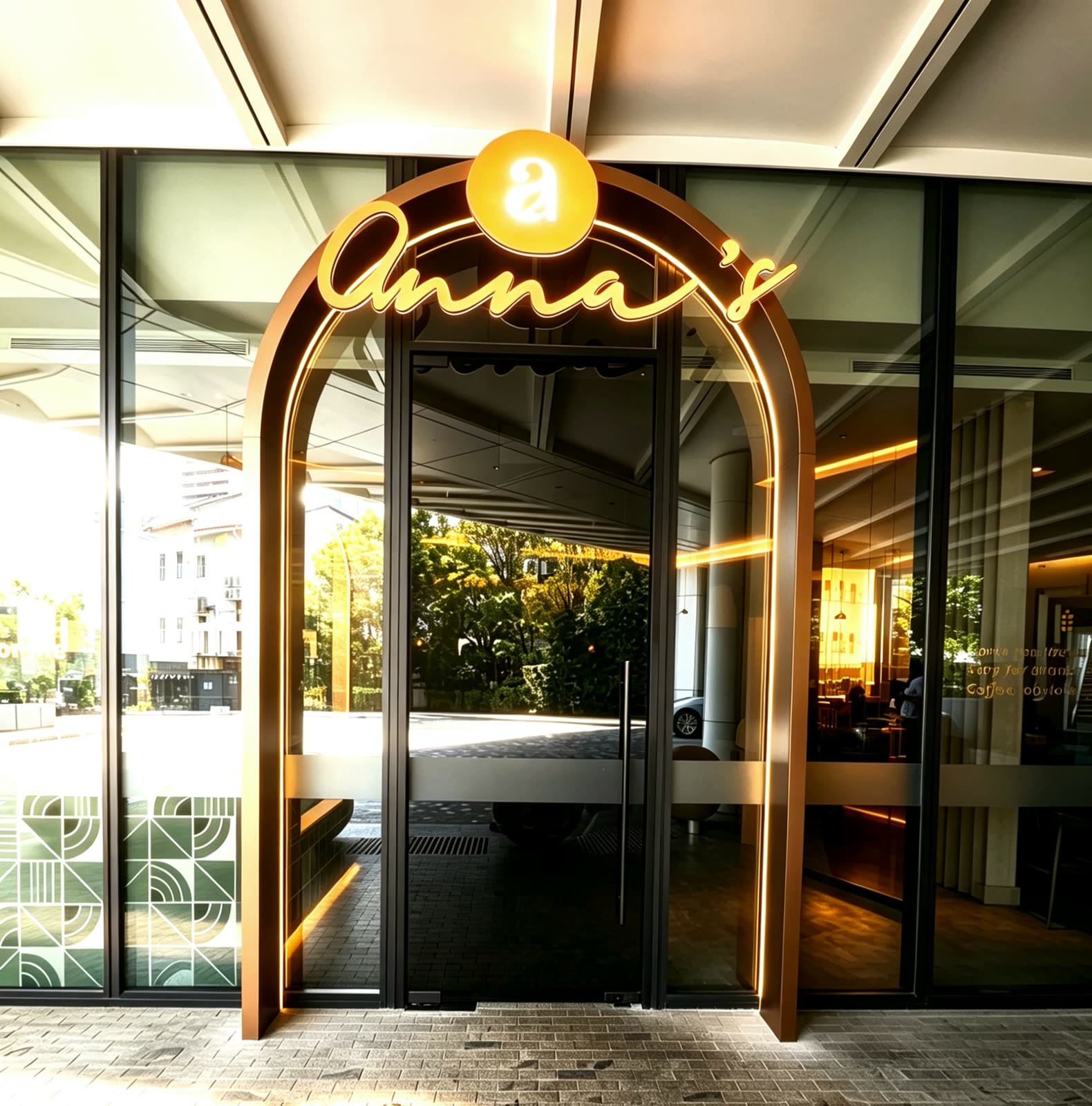 ANNA'S bakery-café interior at Mondrian Singapore Duxton, fit-out by MD Projects
